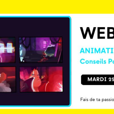 Webinaire Game Art - Animation 2D & 3D - Portfolio - Réunion