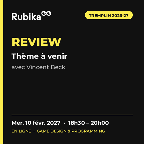 Tremplin – Review – Vincent Beck - Logique, code et science pour le jeu vidéo