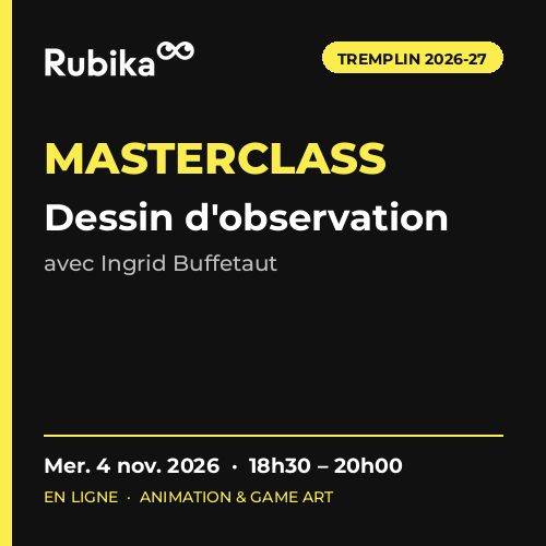 Tremplin – Masterclass Dessin d'observation – Ingrid Buffetaut